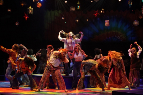 Photo Flash: First Look at Stephanie Mieko Cohen, Laura D'Andre, Peter Saide, Oliver Thornton and More in HAIR at Music Circus Image