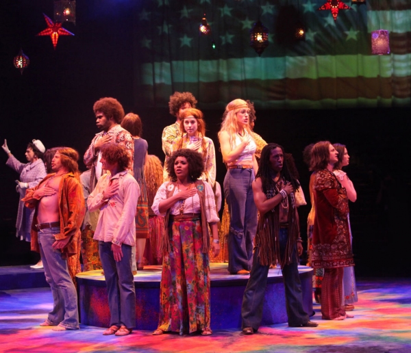 Photo Flash: First Look at Stephanie Mieko Cohen, Laura D'Andre, Peter Saide, Oliver Thornton and More in HAIR at Music Circus Image