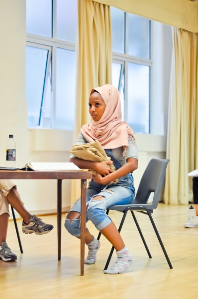 Photo Flash: In Rehearsal for MOUTHFUL Premiere at Metta Theatre Image