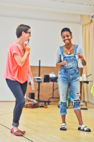 Photo Flash: In Rehearsal for MOUTHFUL Premiere at Metta Theatre Image