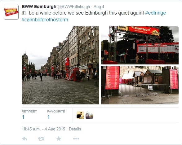 Photo Coverage: Edinburgh Fringe - BWW's Story So Far! 