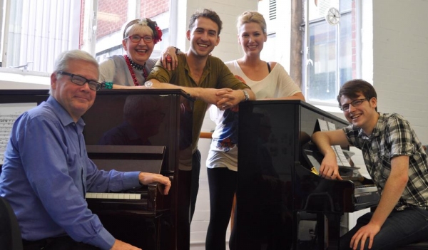 Photo Flash: In Rehearsal for SIDE BY SIDE BY SONDHEIM at Jack Studio Theatre Image
