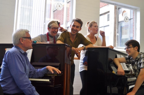 Photo Flash: In Rehearsal for SIDE BY SIDE BY SONDHEIM at Jack Studio Theatre Image