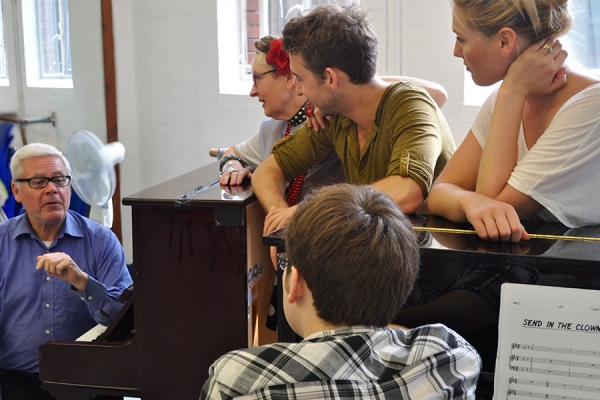 Photo Flash: In Rehearsal for SIDE BY SIDE BY SONDHEIM at Jack Studio Theatre Image