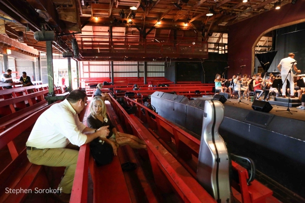 Photo Coverage: Laura Osnes, Max Von Essen, and Steven Reineke Rehearse at French Woods Festival Image