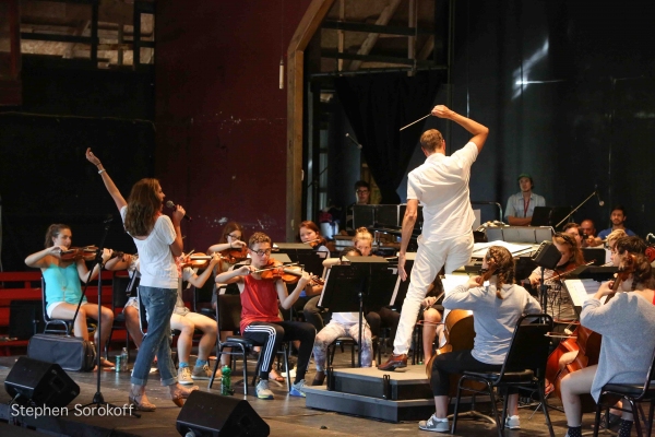 Photo Coverage: Laura Osnes, Max Von Essen, and Steven Reineke Rehearse at French Woods Festival Image