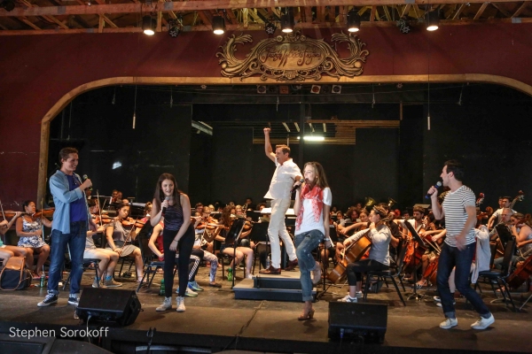 Photo Coverage: Laura Osnes, Max Von Essen, and Steven Reineke Rehearse at French Woods Festival Image