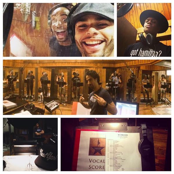 Photo Flash: That's a Wrap! HAMILTON Cast Finishes Album, Out Sept. 25 Image