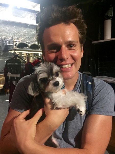 Photo Flash: HAMILTON Gets a Visit from Tinkerbelle the Dog Image