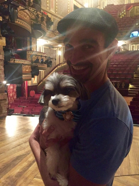 Photo Flash: HAMILTON Gets a Visit from Tinkerbelle the Dog Image