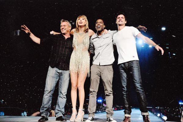 Photo Flash: Mary J. Blige, Chris Rock, and More Join Taylor Swift Onstage at the Staples Center 