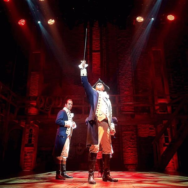 Photo Flash: New HAMILTON Shots, Featuring Lin-Manuel Miranda, Leslie Odom, Jr., Chris Jackson, and More Image