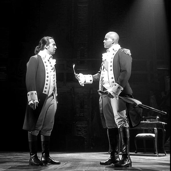 Photo Flash: New HAMILTON Shots, Featuring Lin-Manuel Miranda, Leslie Odom, Jr., Chris Jackson, and More Image
