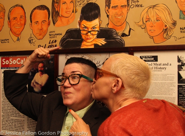 Photo Coverage: OITNB's Lea DeLaria Unveils Caricature at The Palm! Image