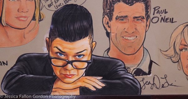Photo Coverage: OITNB's Lea DeLaria Unveils Caricature at The Palm! Image