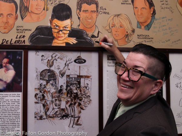 Photo Coverage: OITNB's Lea DeLaria Unveils Caricature at The Palm! Image