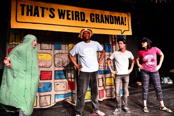 Photo Flash: First Look at Barrel of Monkeys' THAT'S WEIRD, GRANDMA: Back To School Image