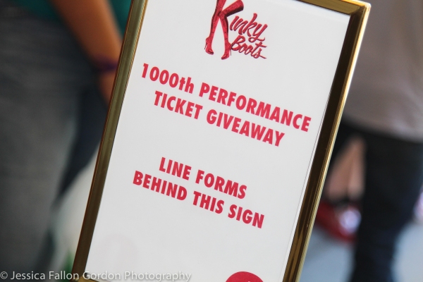 Photo Coverage: KINKY BOOTS Celebrates 1000 Broadway Performances in Style! Image