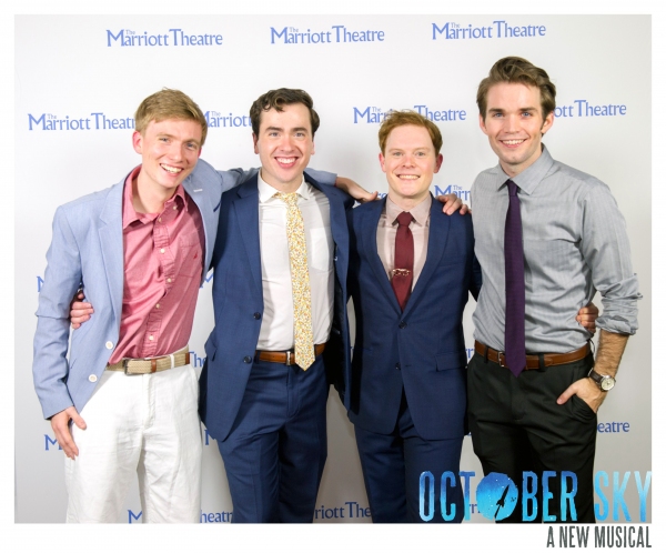 Photo Flash: OCTOBER SKY Celebrates Opening Night at The Marriott Image