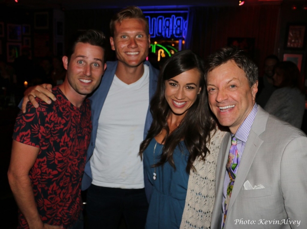 Joshua Evans, Jonathan Hawkins, Colleen Ballinger and Jim Caruso Photo