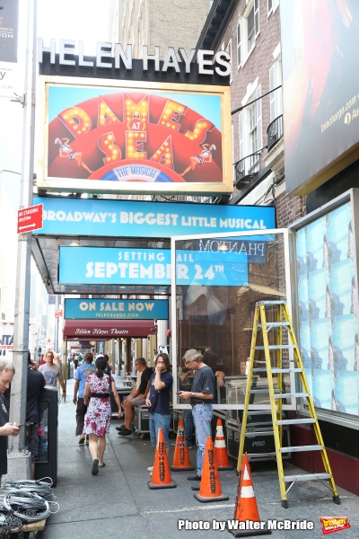 &#39;Dames at Sea&#39; The Musical loads into the Helen Hayes Theatre Photo