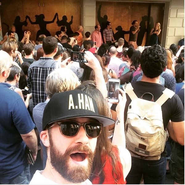 Photo Flash: Matthew Morrison Attends #Ham4Ham Performance Undercover Image