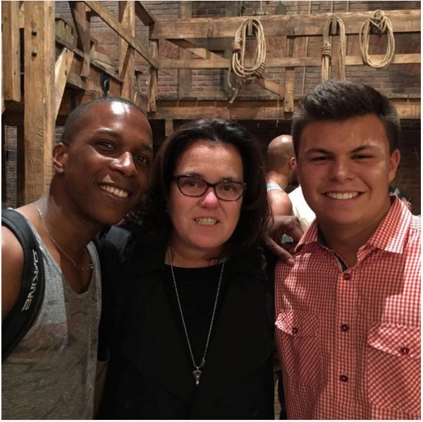Photo Flash: Lea Michele, Rosie O'Donnell, John Kander, and More Visit HAMILTON Image