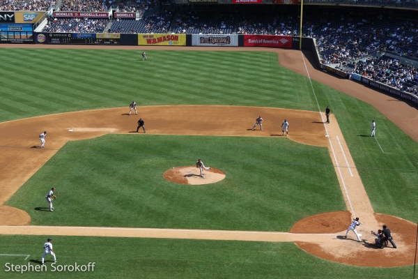 Photo Coverage: GENTLEMAN'S GUIDE's Bryce Pinkham Watches the Yankees Murder the Orioles Image