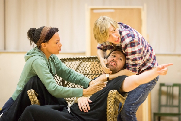 Nina Sosanya, James McArdle and Joshua James Photo