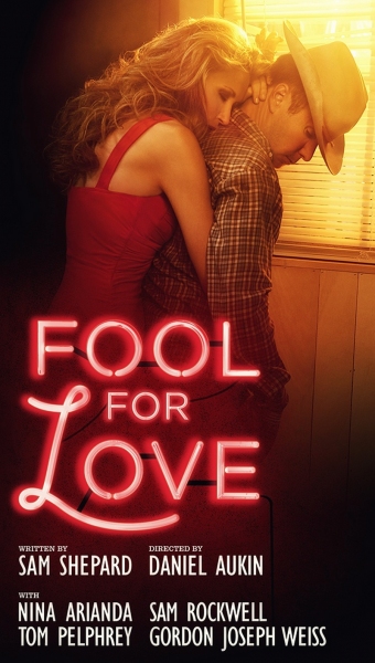 Photo Flash: Nina Arianda & Sam Rockwell in First Steamy Poster for Broadway's FOOL FOR LOVE Image