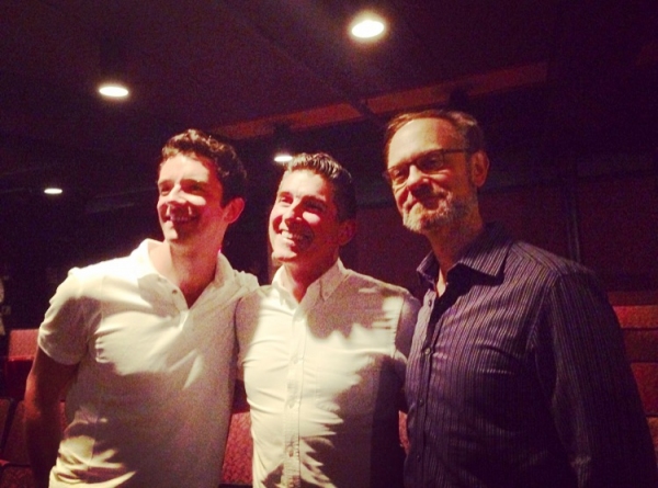 Photo Flash: Michael Urie and David Hyde Pierce Visit 'ABSOLUTE BRIGHTNESS' Off-Broadway Image