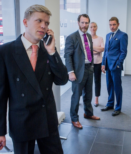 Photos: Sneak Peek at Nick Moran, Michael McKell and More in ROARING TRADE at Park Theatre Image