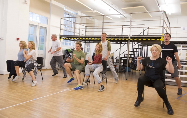 Photo Flash: First Look at Haydn Oakley, Laura Pitt-Pulford & More in Rehearsal for UK's THE SMALLEST SHOW ON EARTH  Image