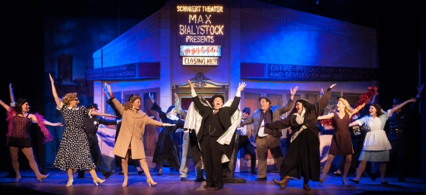 Max Bialystock (Sean Patterson) and the cast of THE PRODUCERS Photo