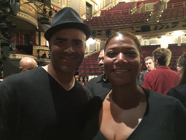 Photo Flash: HAMILTON Cast Poses With Ben Stiller and Queen Latifah Following Performance Image