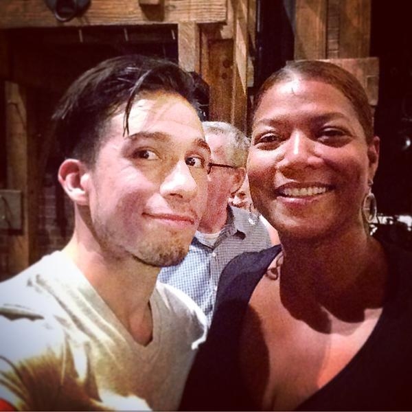 Photo Flash: HAMILTON Cast Poses With Ben Stiller and Queen Latifah Following Performance Image