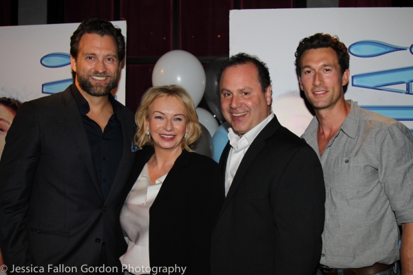 Graham Rowat, Judy Craymer, Dan Cooney and Aaron Lazar Photo