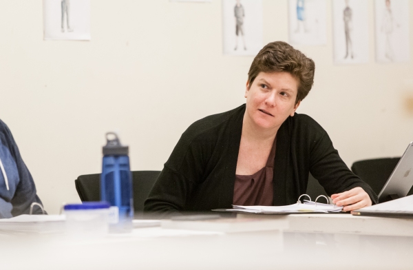 Photo Flash: In Rehearsal with Signature Theatre's CAKE OFF, Starring Todd Buonopane and Sherri Edelen Image