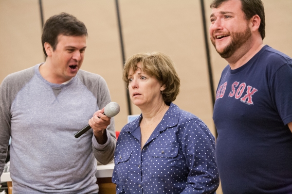 Photo Flash: In Rehearsal with Signature Theatre's CAKE OFF, Starring Todd Buonopane and Sherri Edelen Image