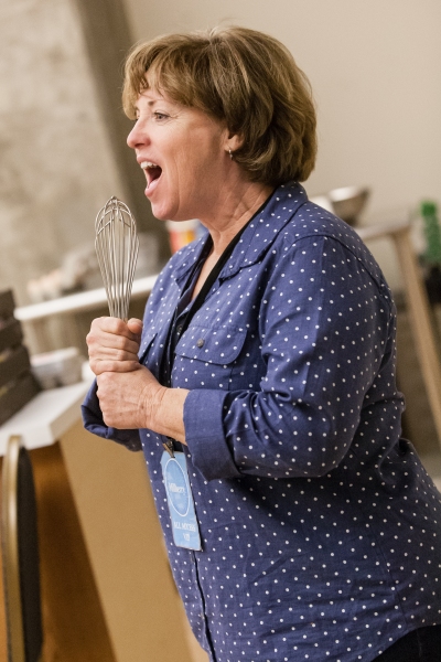 Photo Flash: In Rehearsal with Signature Theatre's CAKE OFF, Starring Todd Buonopane and Sherri Edelen Image