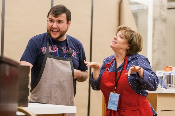 Photo Flash: In Rehearsal with Signature Theatre's CAKE OFF, Starring Todd Buonopane and Sherri Edelen Image