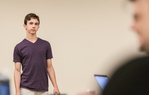 Photo Flash: In Rehearsal with Signature Theatre's CAKE OFF, Starring Todd Buonopane and Sherri Edelen Image