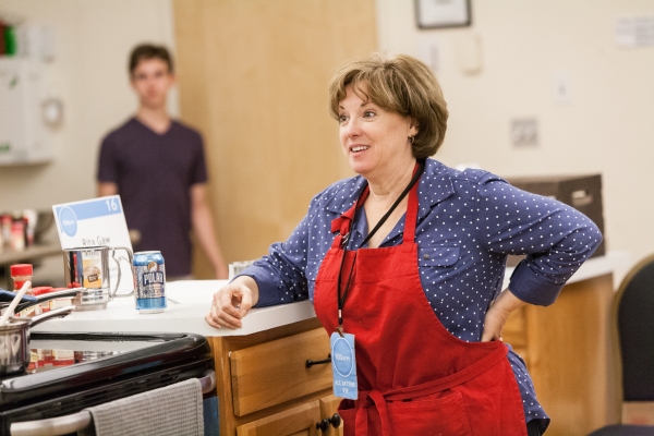 Photo Flash: In Rehearsal with Signature Theatre's CAKE OFF, Starring Todd Buonopane and Sherri Edelen Image