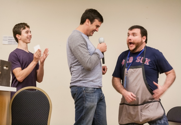 Photo Flash: In Rehearsal with Signature Theatre's CAKE OFF, Starring Todd Buonopane and Sherri Edelen Image