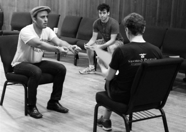 Photo Flash: In Rehearsal with WHO'S YOUR BAGHDADDY? OR HOW I STARTED THE IRAQ WAR Image