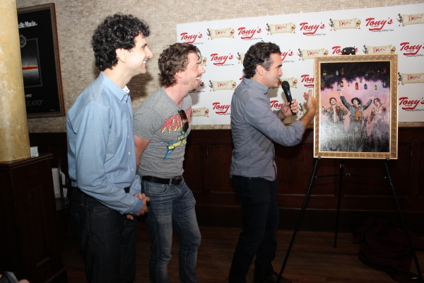 John Cariani, Chrstian Borle and Brian d''Arcy James Photo