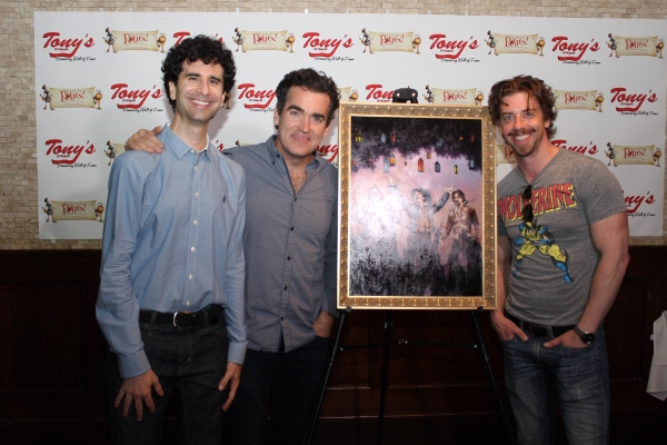 John Cariani, Brian d''Arcy James and Christian Borle Photo