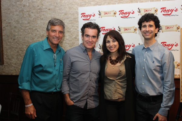 Bruce Dimpflmaier, Brian d''Arcy James, Valerie Smaldone and John Cariani Photo