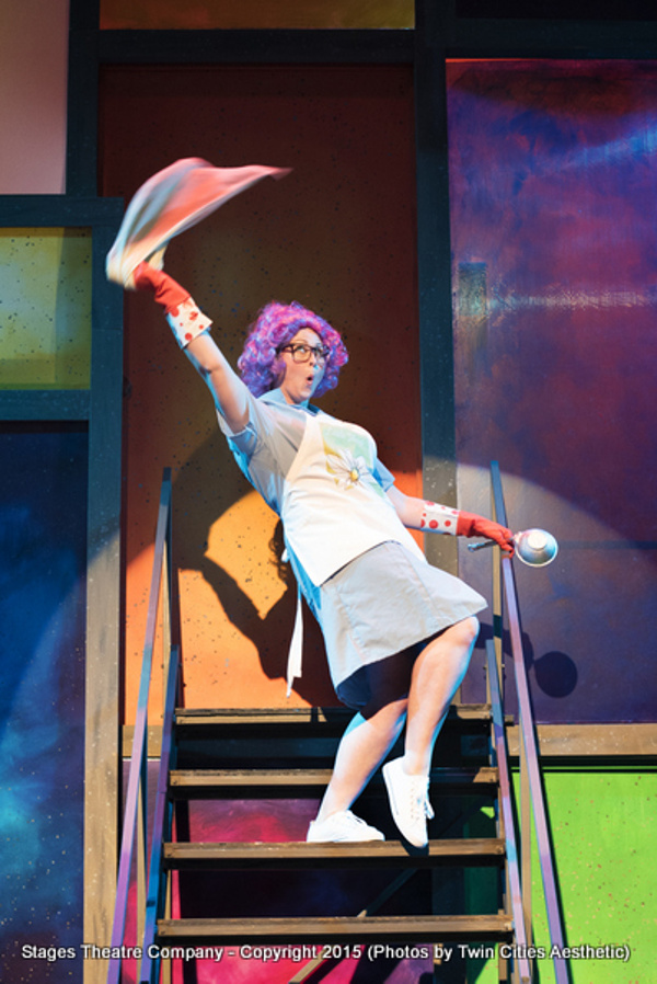 Brittany Parker as MRS GUTZMAN in Junie B. Jones the Musical at Stages Theatre Compan Photo
