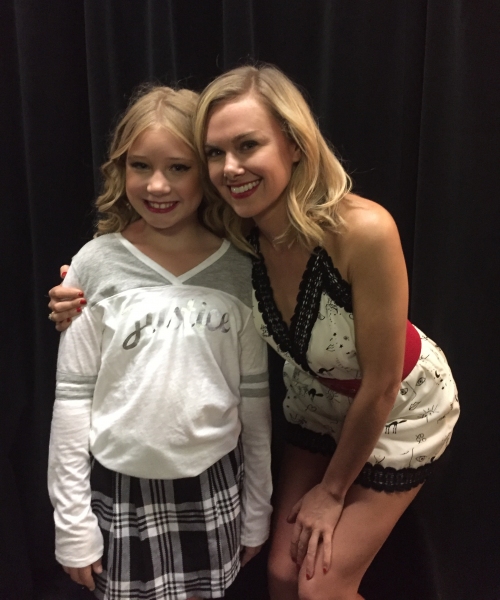 Photo Flash: Original Star Laura Bell Bundy Visits RUTHLESS! Off-Broadway Image